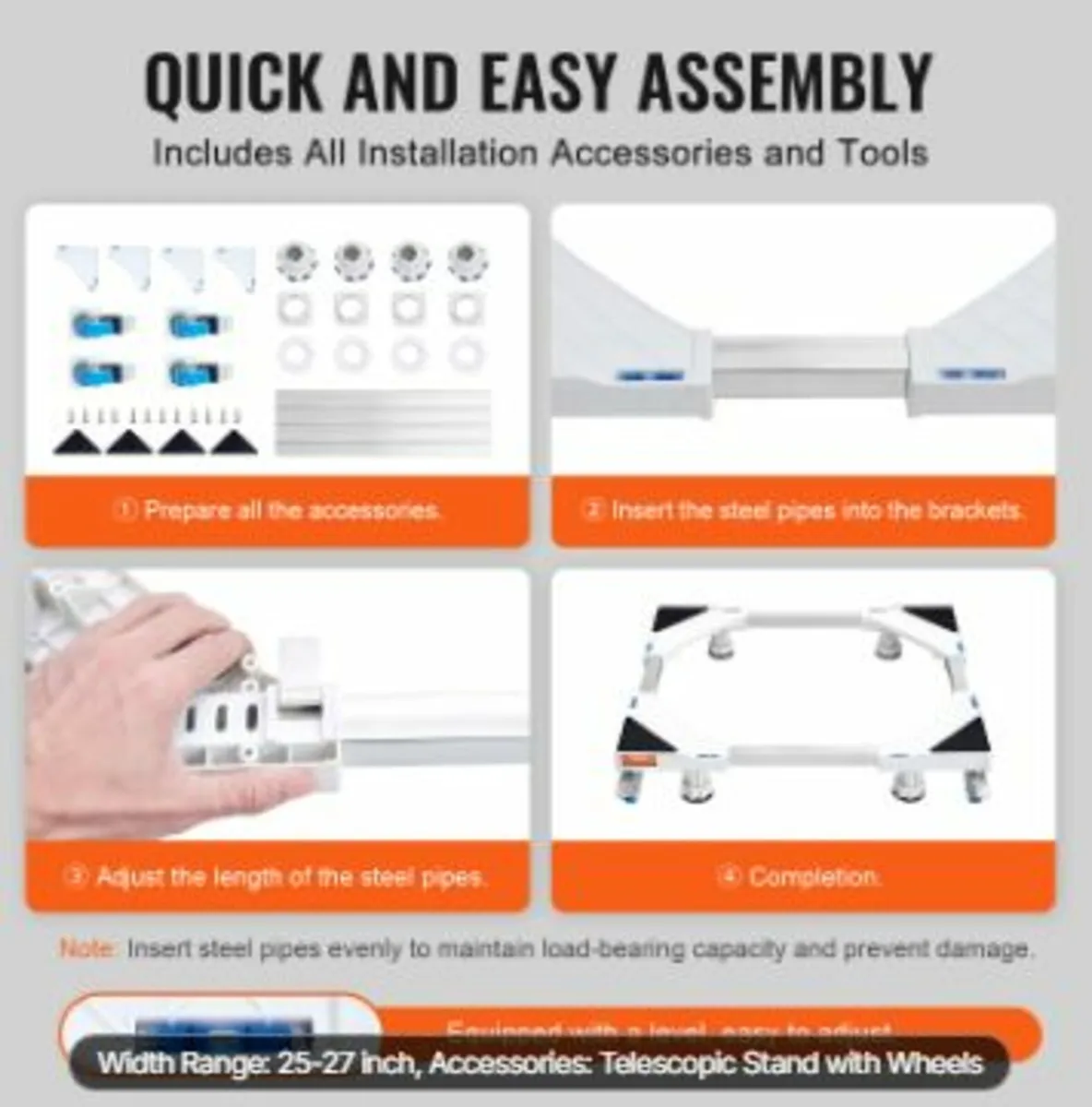 Mini Fridge Stand Universal Laundry Pedestal - Image 3