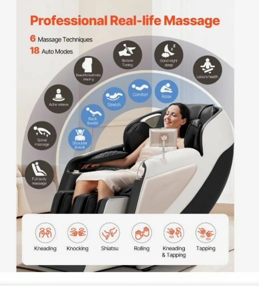 Massage Chair Full Body Zero Gravity - Image 3