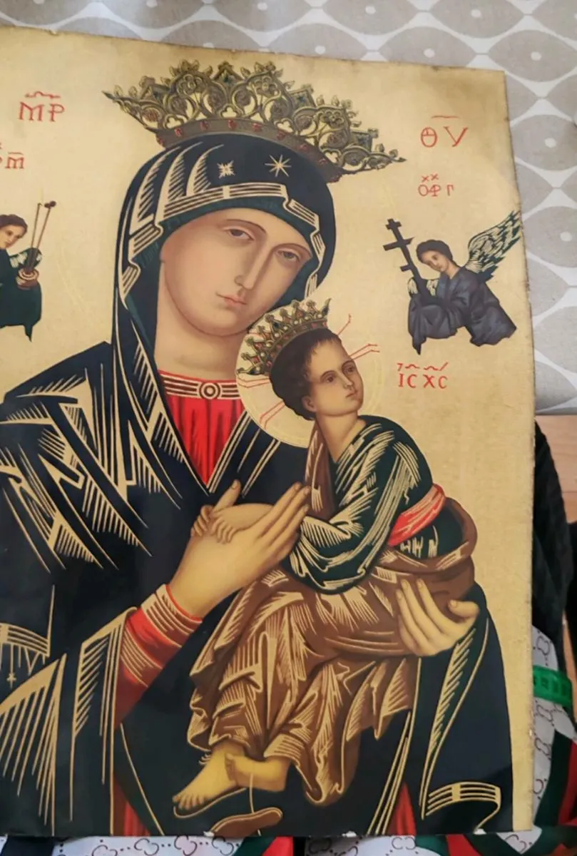 Vintage Greek Orthodox picture - Image 1