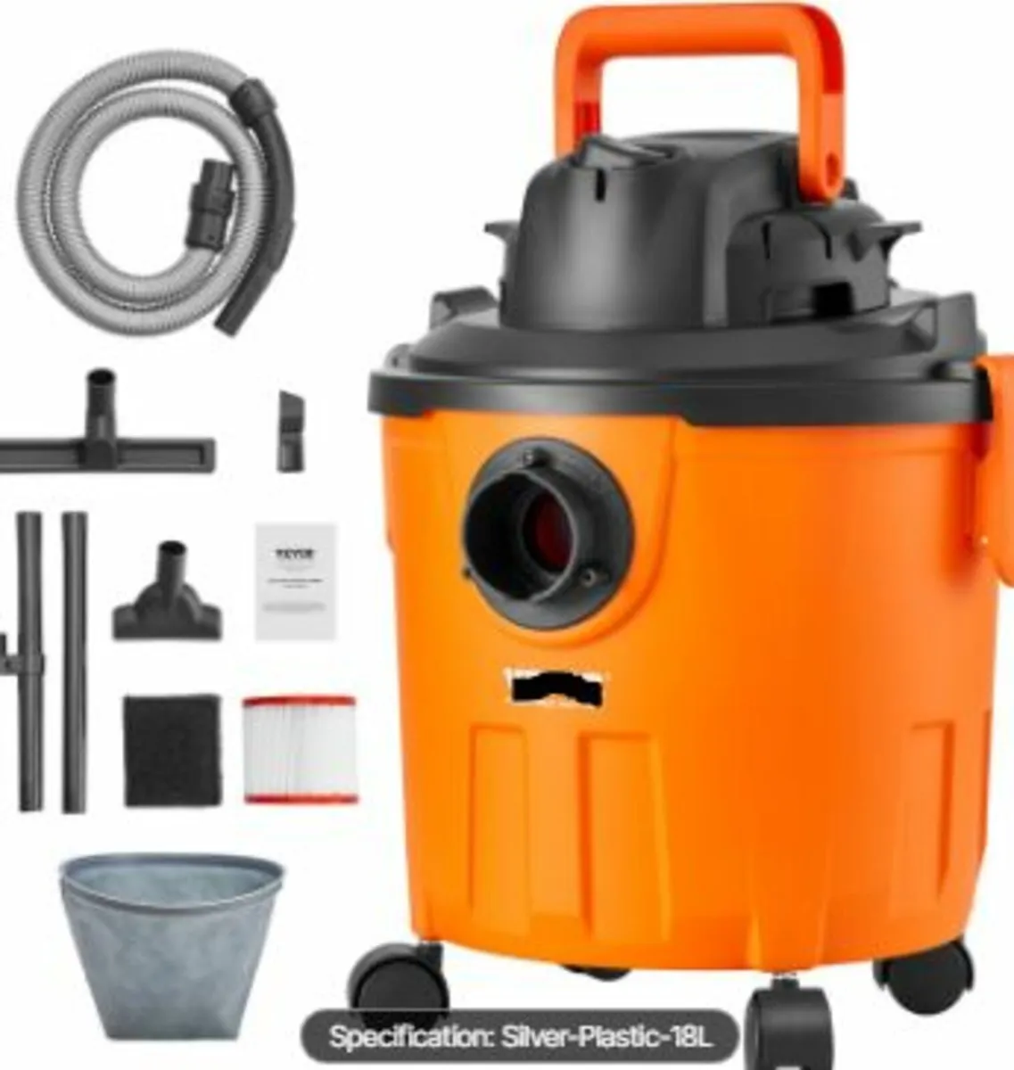 Wet/Dry Shop Vacuum Vac 18L 6 Peak - Image 1