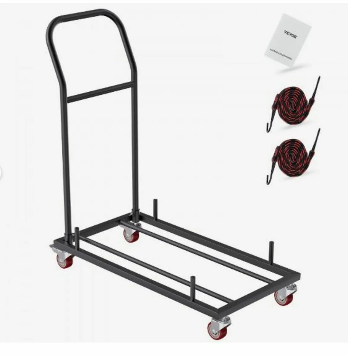 Folding Chair Dolly, Iron Commercial Cart - Image 1