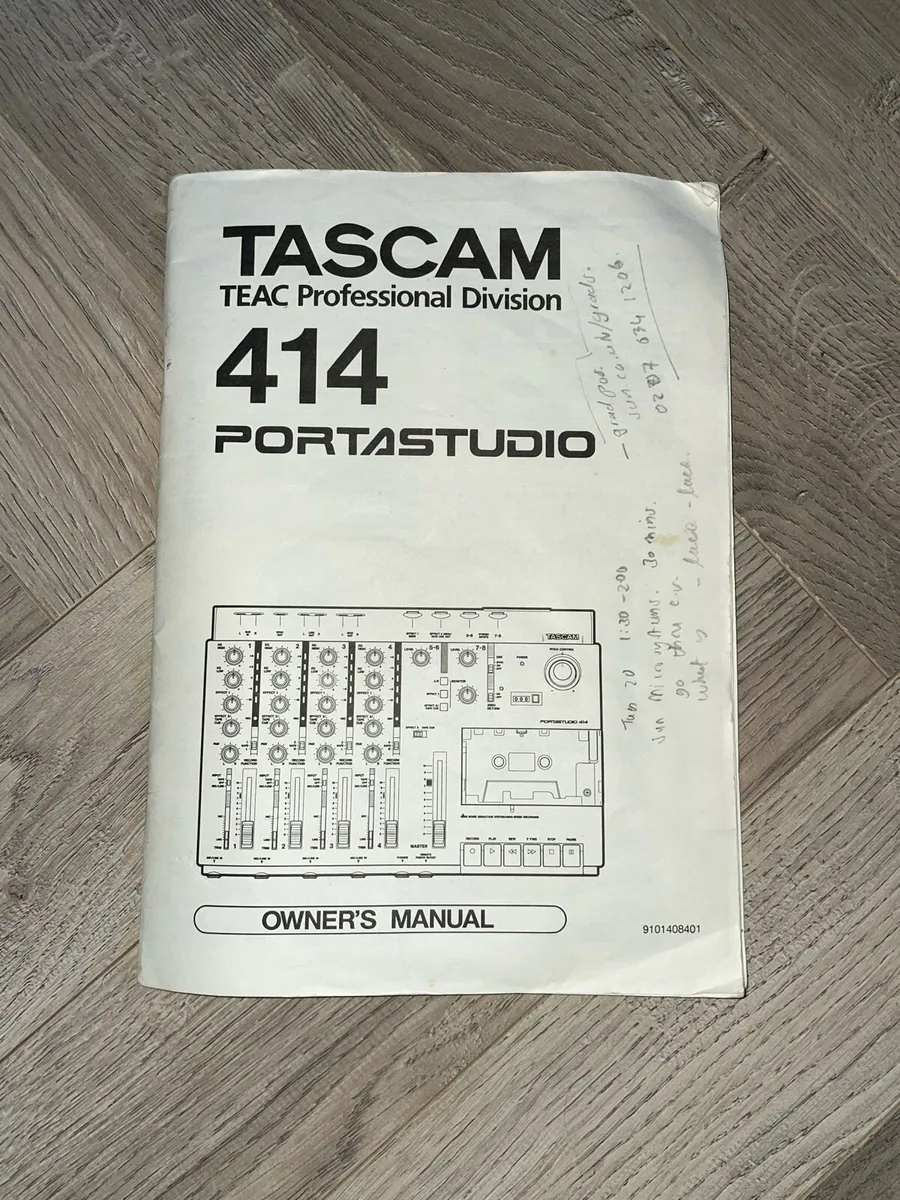 Tascam Portastudio 414 (Original Box + Manuals) - Image 3