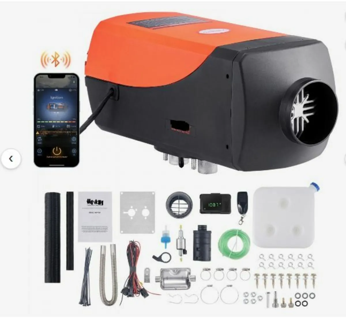 Diesel Air Heater 12V 8KW Bluetooth - Image 1