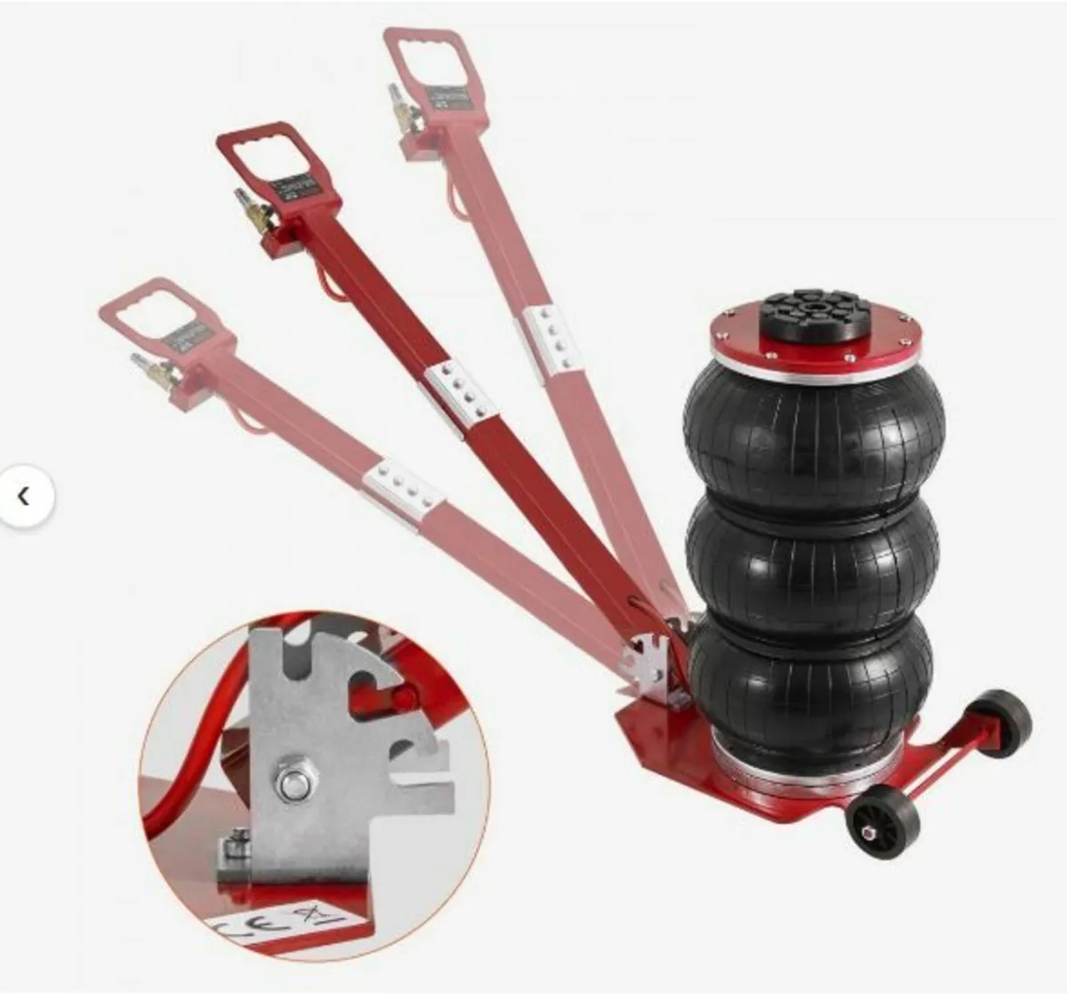 Air Jack, 3 Ton/6600 lbs Triple Bag Air Jack - Image 1