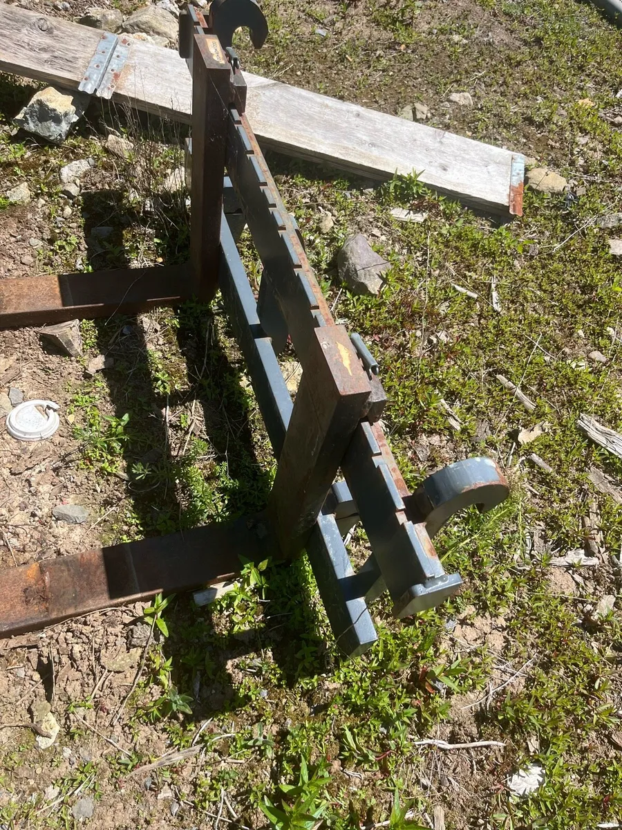 2 ton pallet forks euro hooks - Image 3