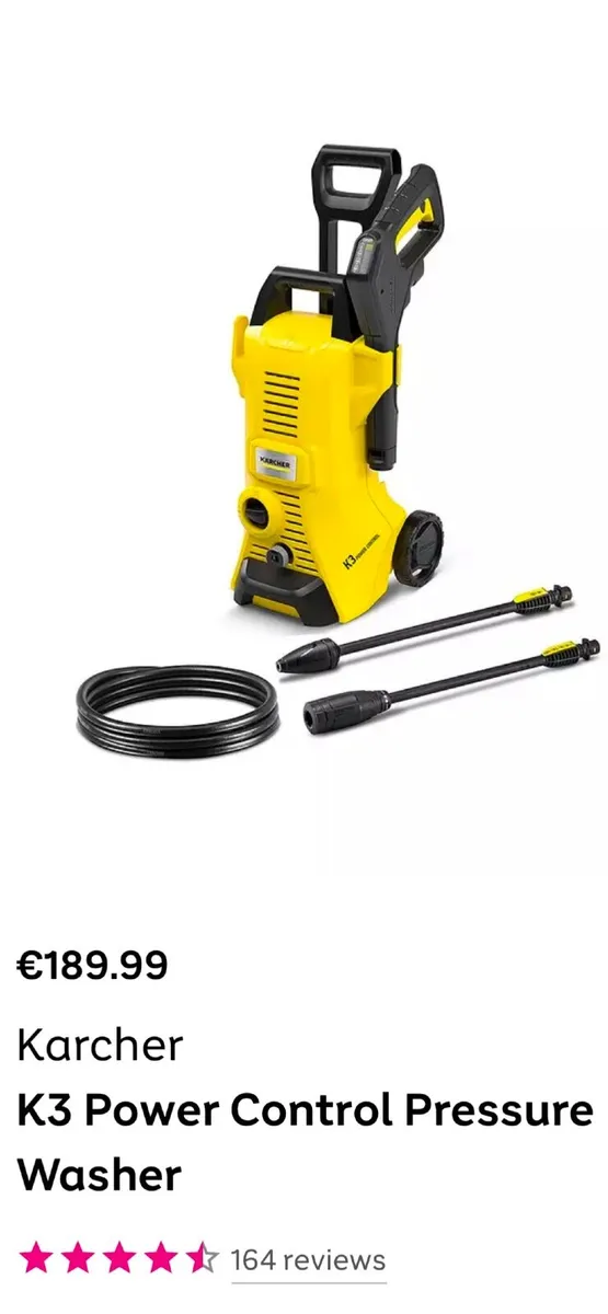 Karcher K3 High Pressure Washer (Brand New) - Image 2