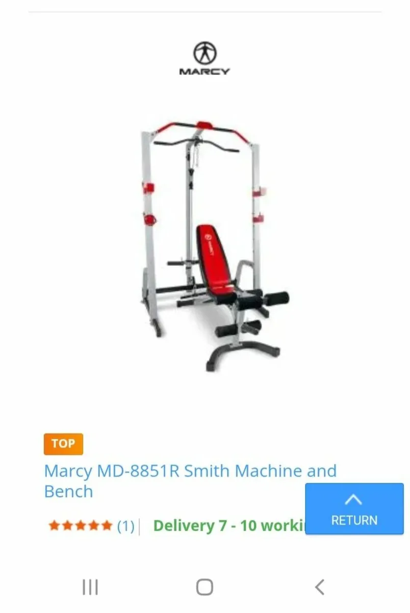 Bench and gym cage - Image 4