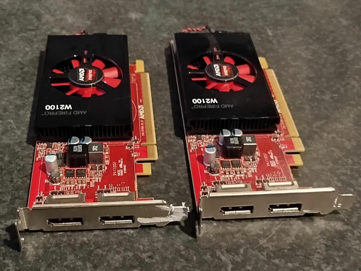 2 x faulty AMD graphics cards for parts or repair - Image 2