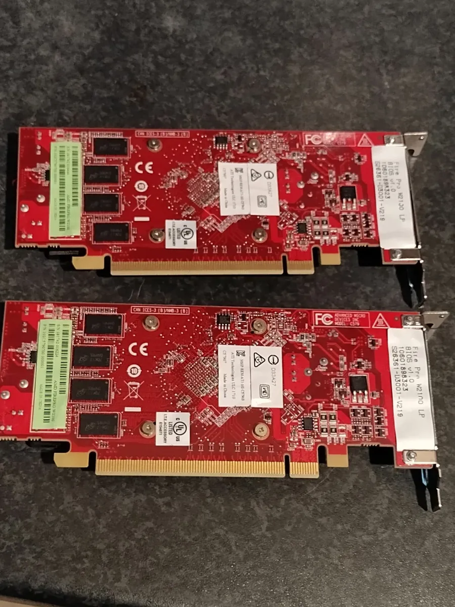 2 x faulty AMD graphics cards for parts or repair - Image 4