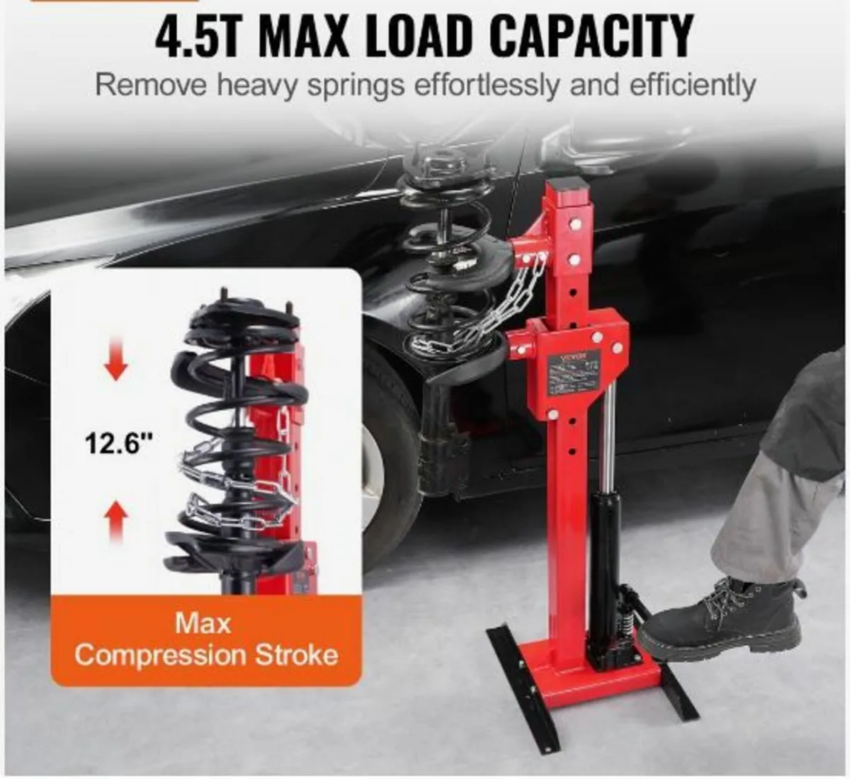 Strut Spring Compressor, 4.5 Ton/9920 - Image 3