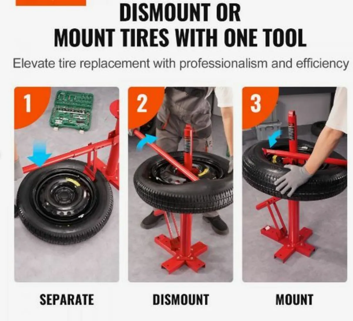 Portable Manual Tire Changer Bead Breaker - Image 2