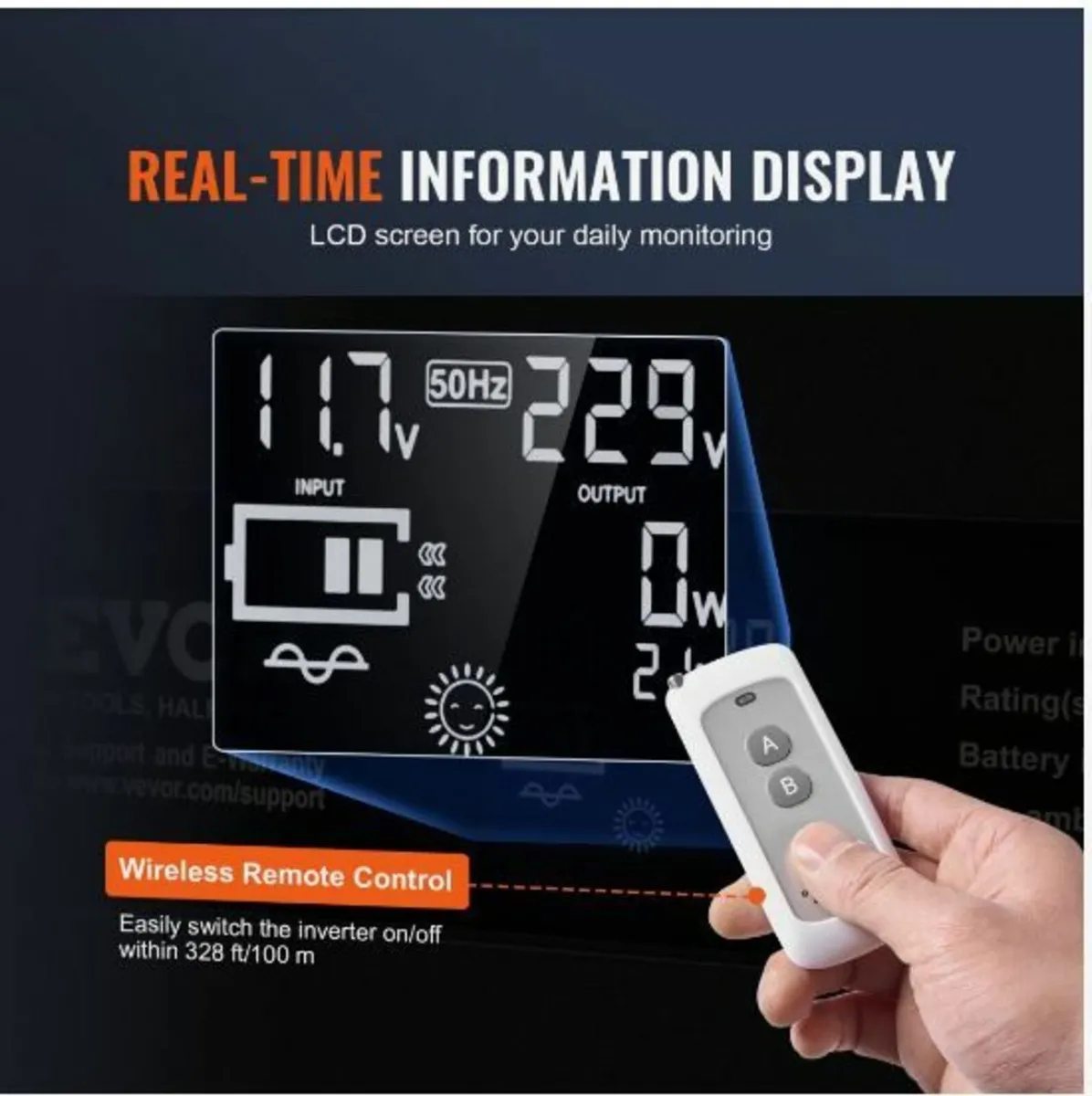 Pure Sine Wave Power Inverter 3000W - Image 4