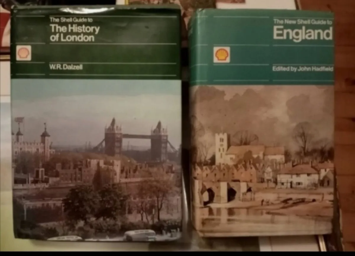 Two Vintage Shell Books England London