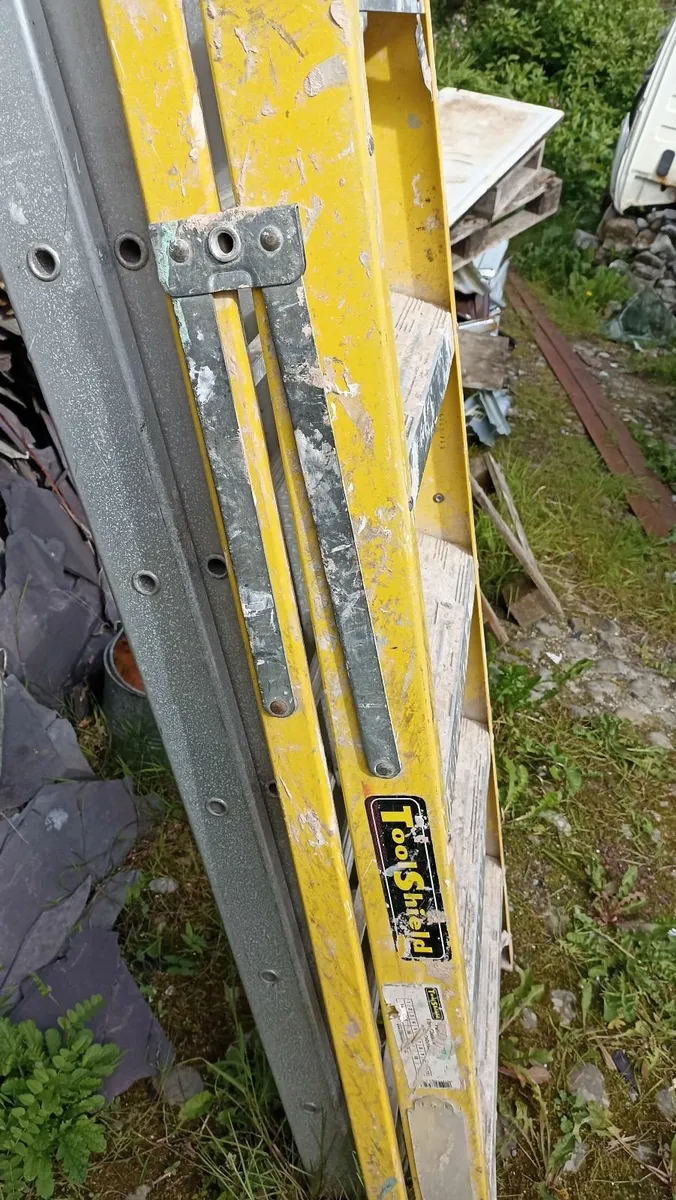 Fibre Glass Step Ladder - Image 1