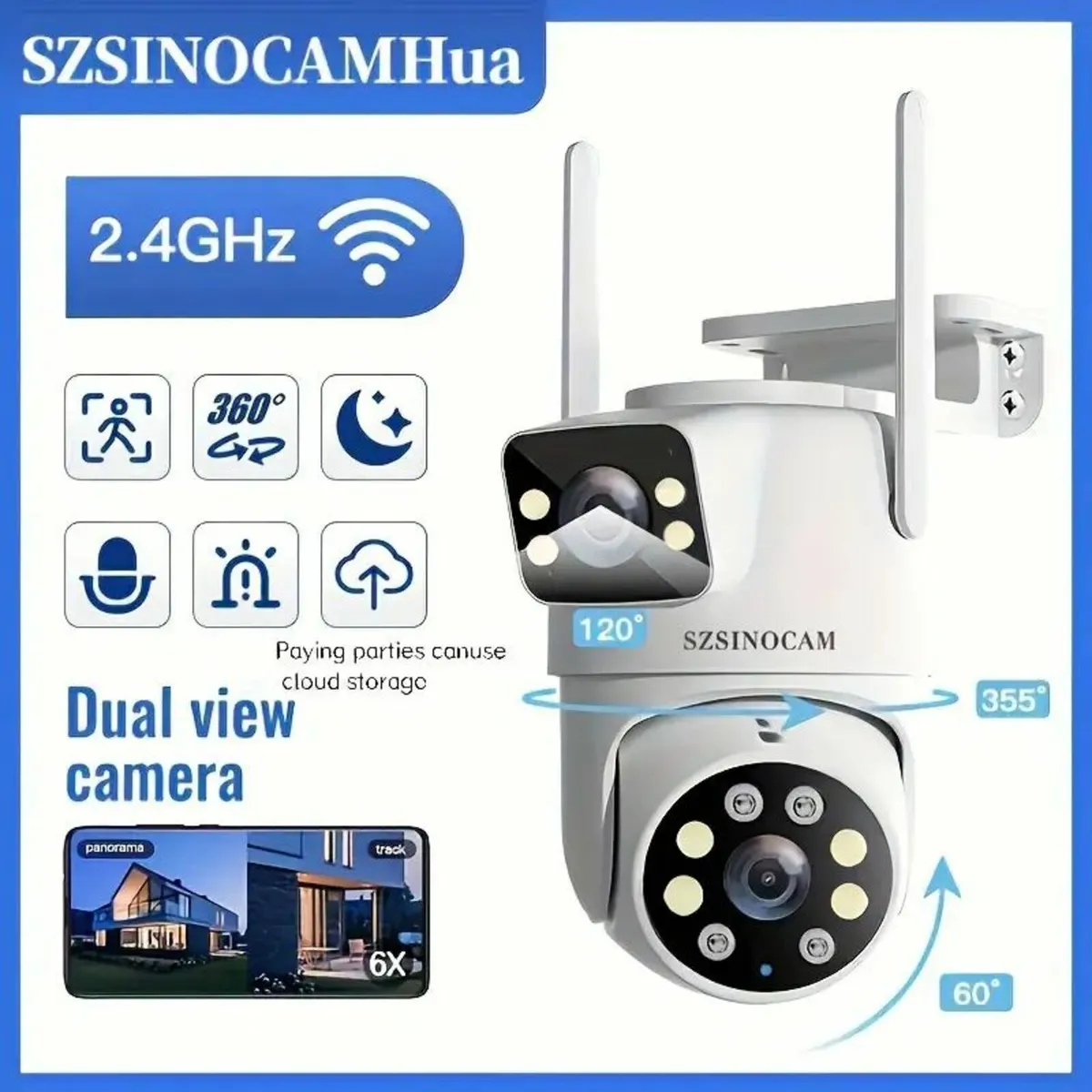 SZSINOCAM Wireless Security Camera - Image 3