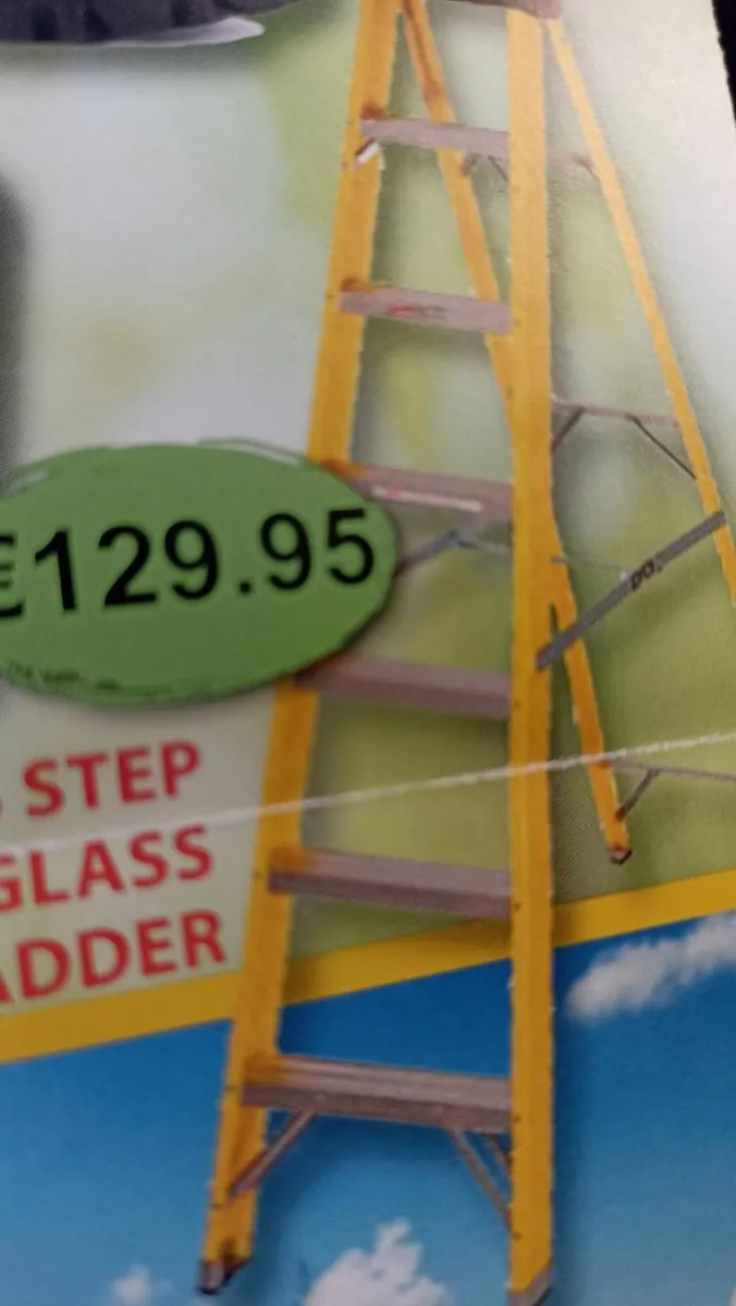 Fibre Glass Step Ladder - Image 4
