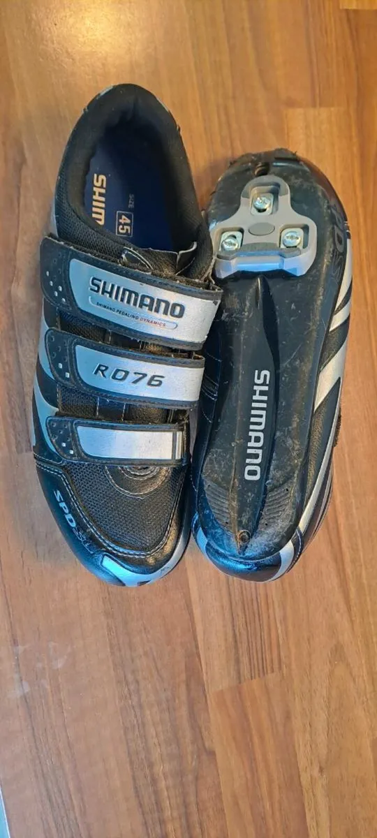 Shimano R076 Cycling Shoes (Size: EU 45 UK 10.5) - Image 2