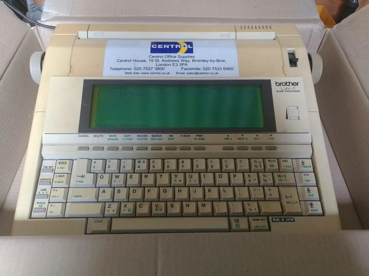 Brother LW-1 Word Processor - Image 3