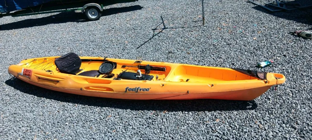 12 foot Sit on top feelfree fishing kayak. - Image 1