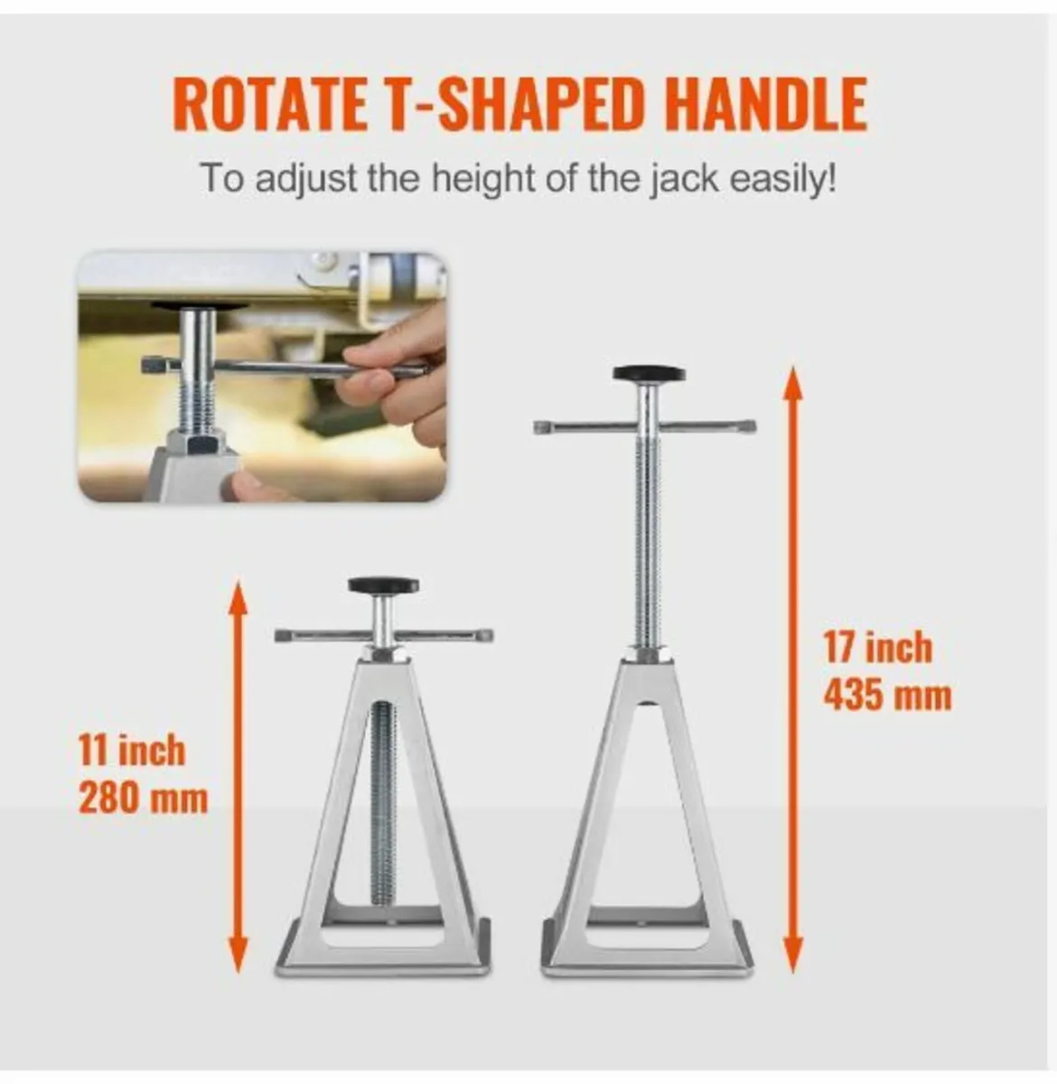 RV Stabilizer Jacks, 4 Pack Aluminum - Image 3