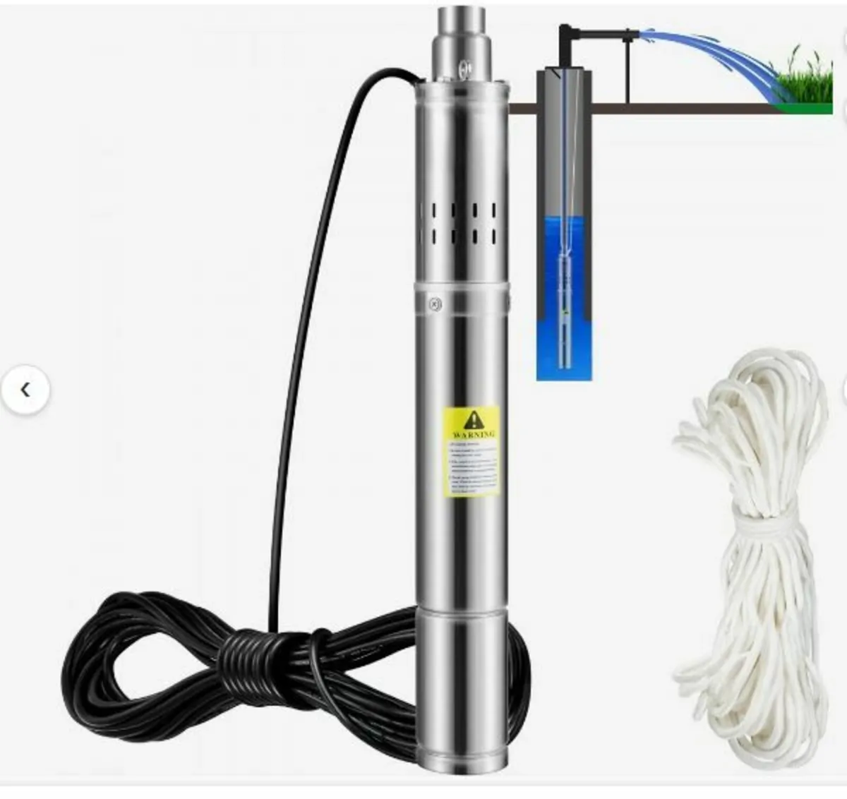 Deep Well Submersible Pump, 550W - Image 1