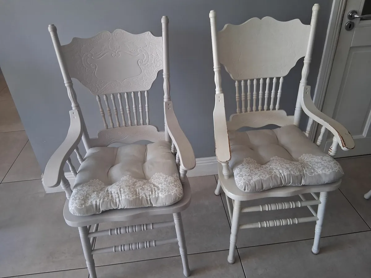 Dining Table and Six Chairs - Image 3