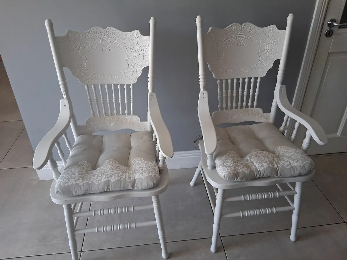 Dining Table and Six Chairs - Image 4