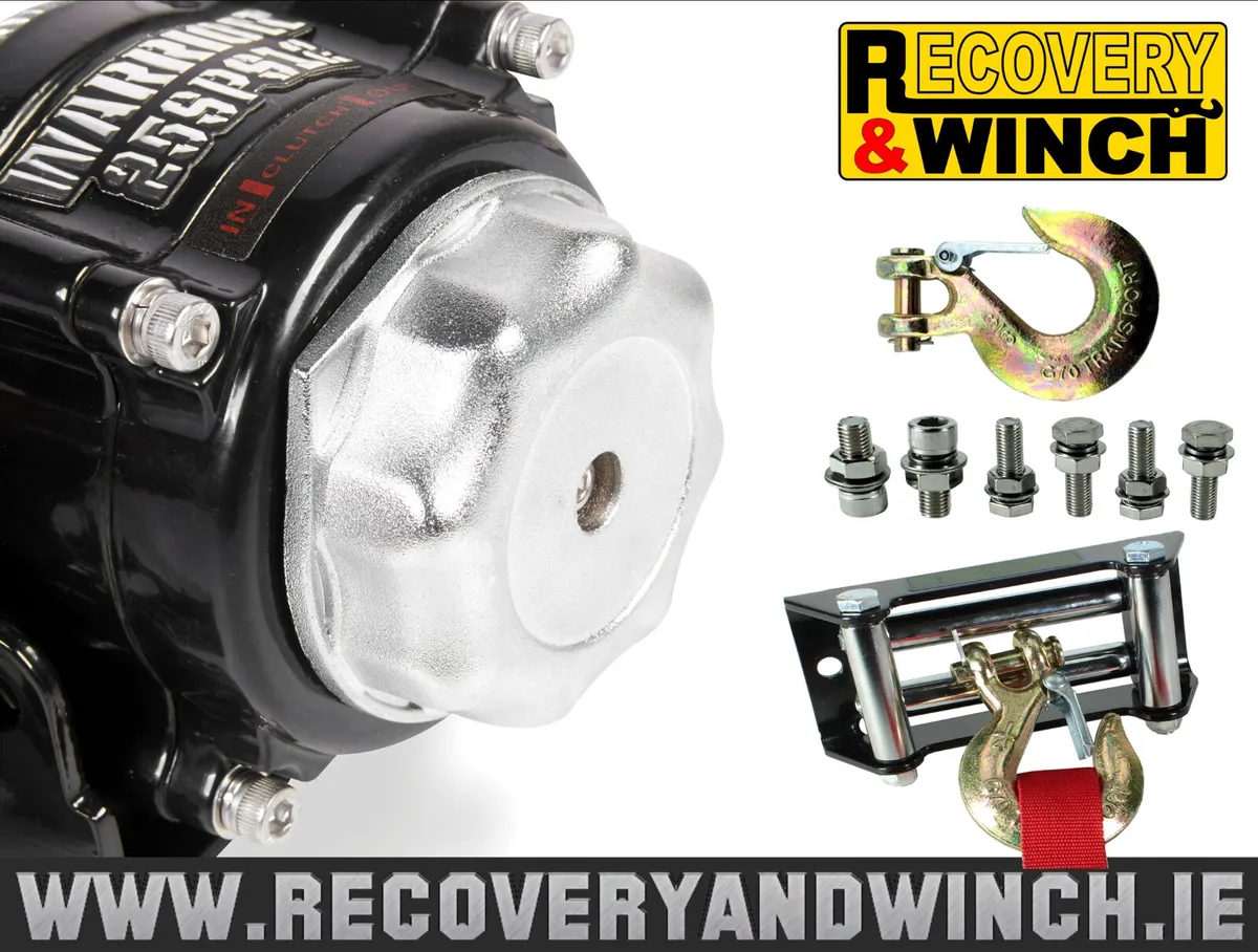 Warrior Ninja 2500lb (1134kg) Electric Winch 🔴 - Image 3