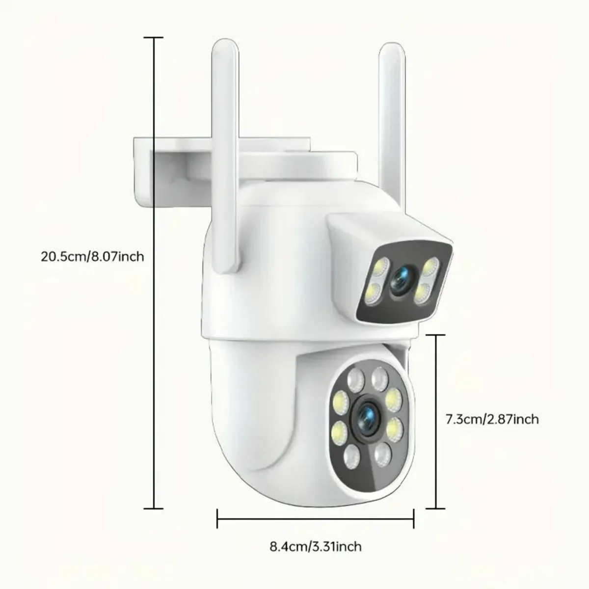 ZHXINSD Outdoor Dual Lens WiFi Security Camera - Image 2