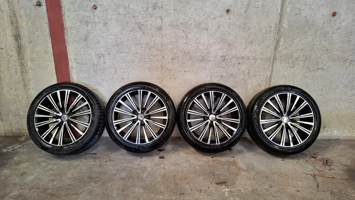 20 inch VW  Alloy Rims  Tyres for sale  255/45ZR20 - Image 1