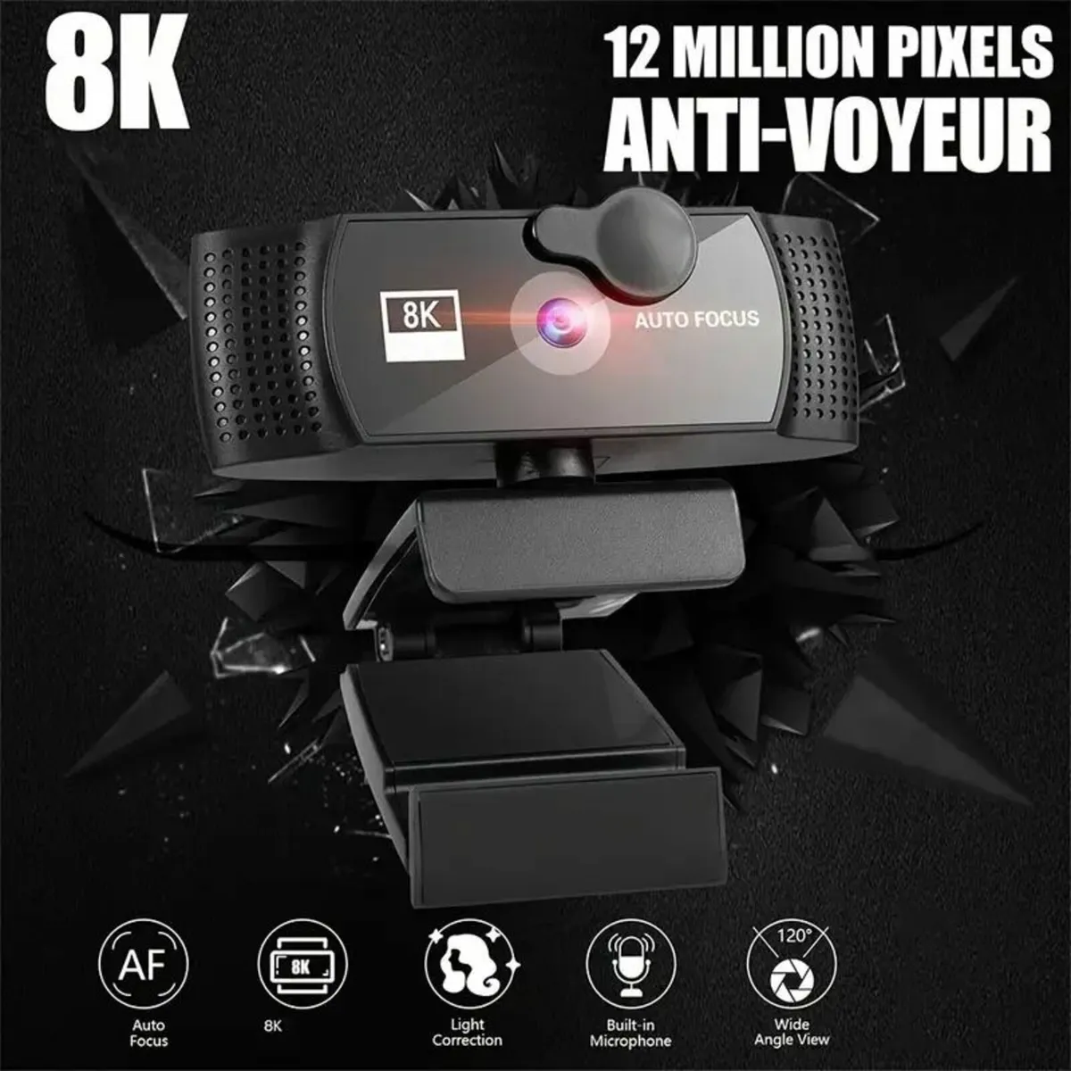 EVISTA 8K Ultra HD Video Camera with Auto Focus - Image 1