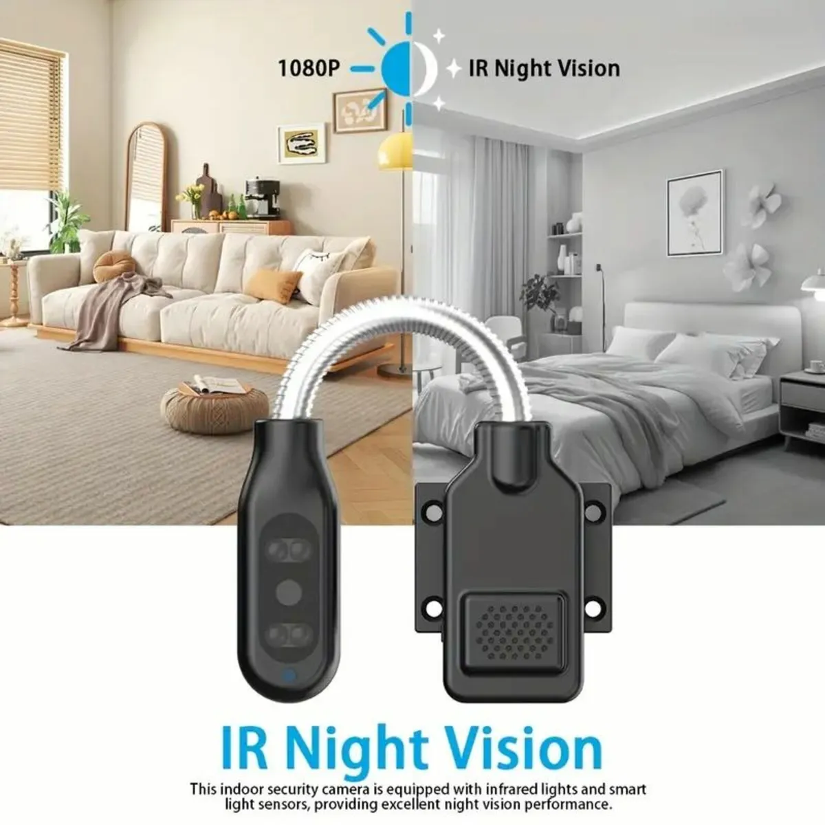 Jiacuali Mini Smart Home Security Camera - Image 4