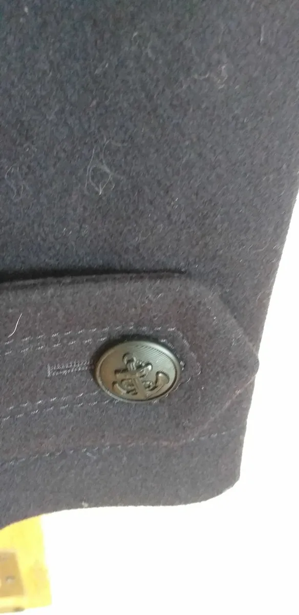 Tommy Hilfiger Navy Wool Peacoat - Image 4