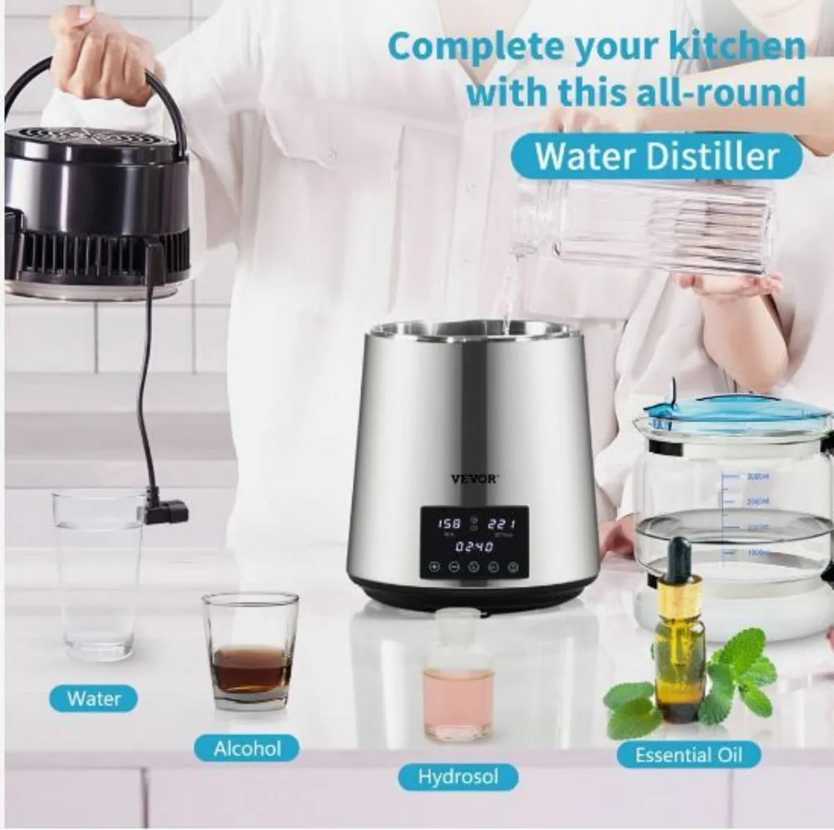 4L Water Distiller 1.5L/H Distilled Water - Image 3