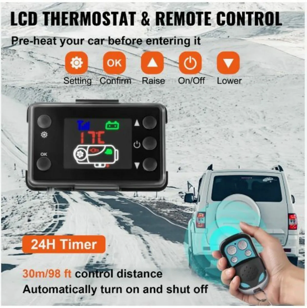 8KW Diesel Air Heater Parking Heater, 12V Diesel - Image 3