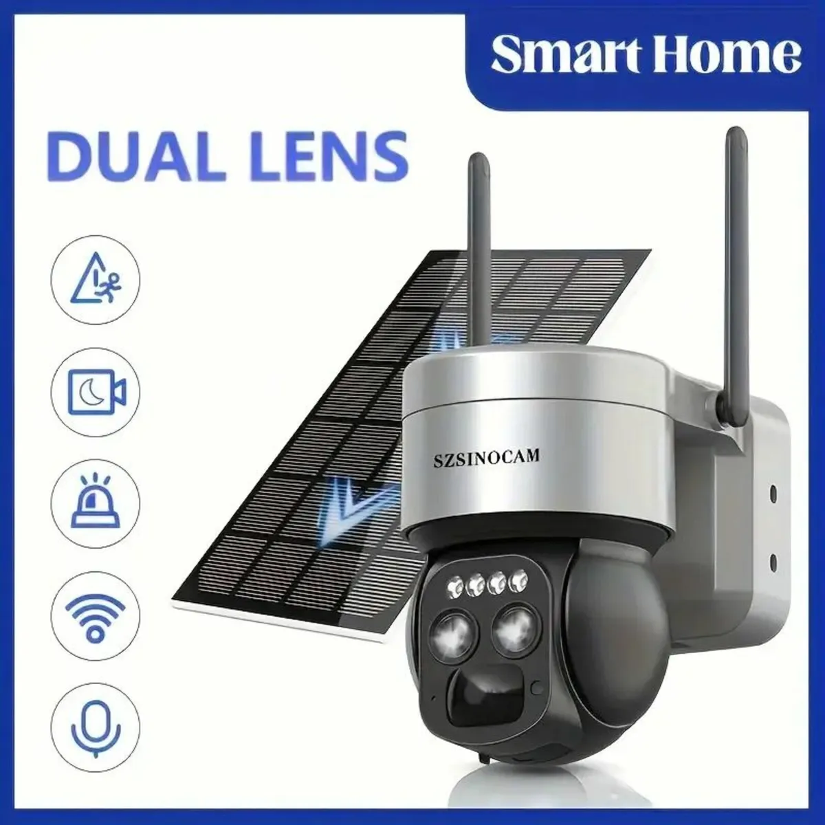 6MP PTZ HD Security Camera with 8X Hybrid Zoom - Image 1
