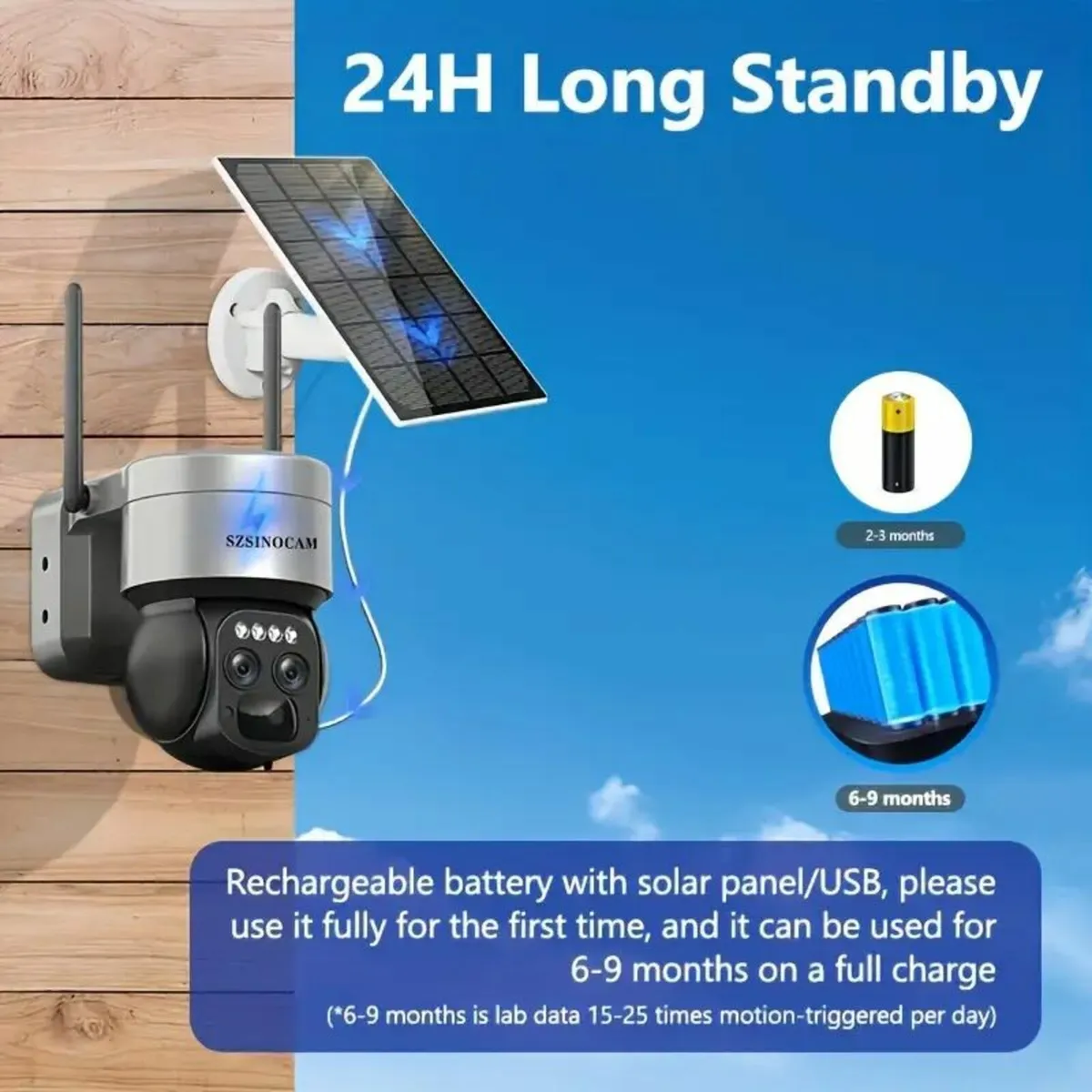 6MP PTZ HD Security Camera with 8X Hybrid Zoom - Image 3