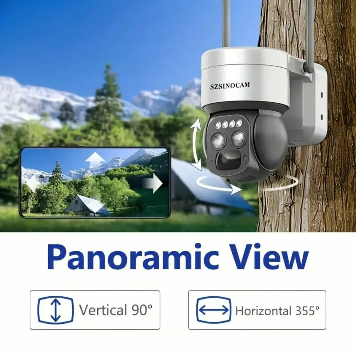 6MP PTZ HD Security Camera with 8X Hybrid Zoom - Image 4