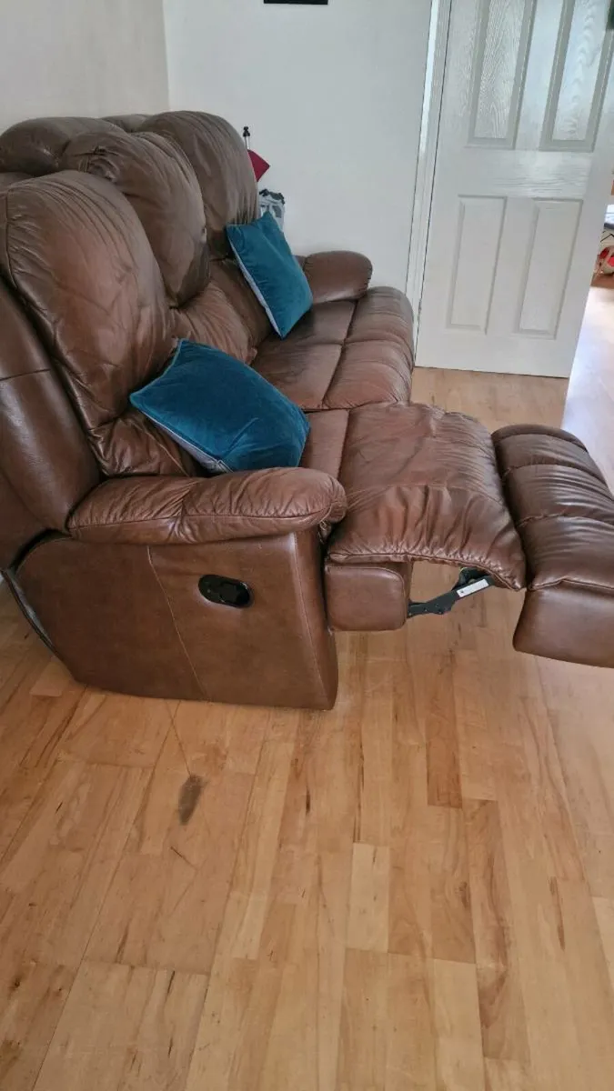 Sofa and lazy boy chairs - Image 1