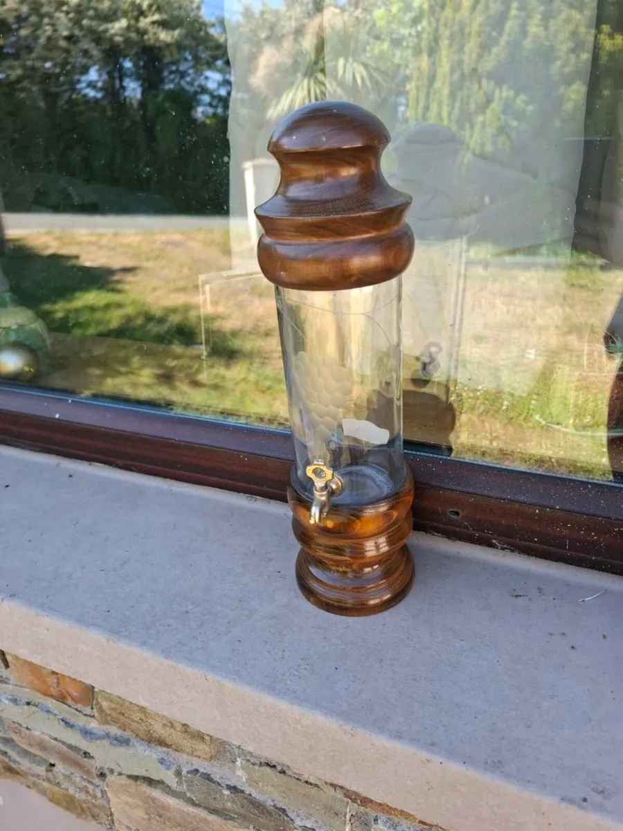Whiskey bottle fountain