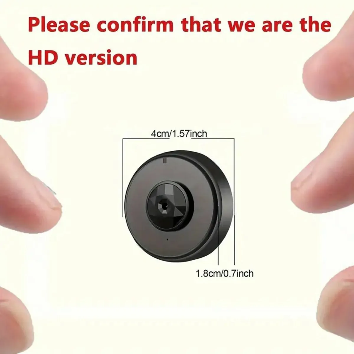 Small Invisible with Stand, Mini Camera, 4k - Image 1