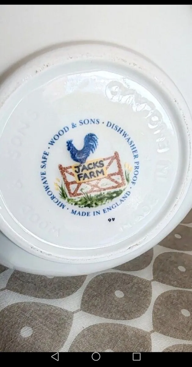 Retro Wood and Sons tea pots and bowls - Image 3