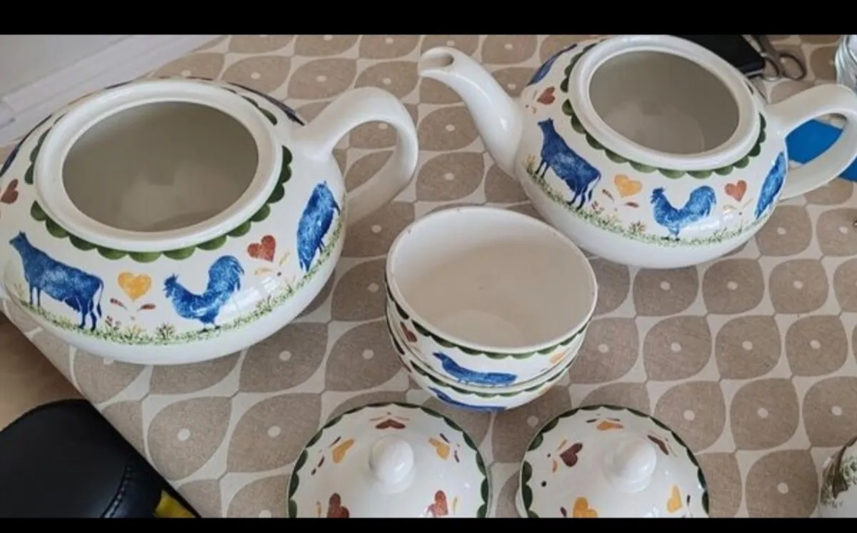 Retro Wood and Sons tea pots and bowls - Image 4