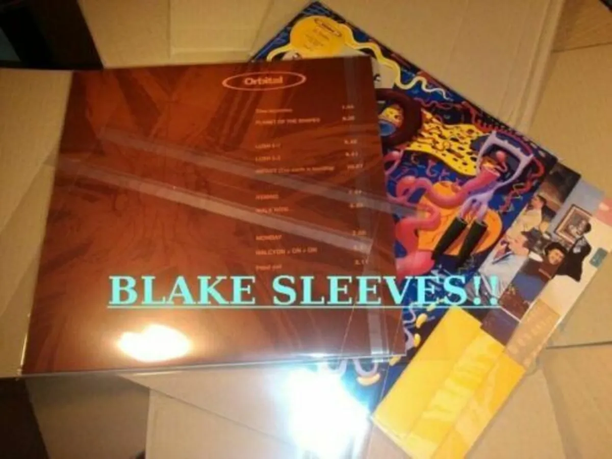 Official Blake Sleeves Vinyl Record Plastic Covers - Image 1