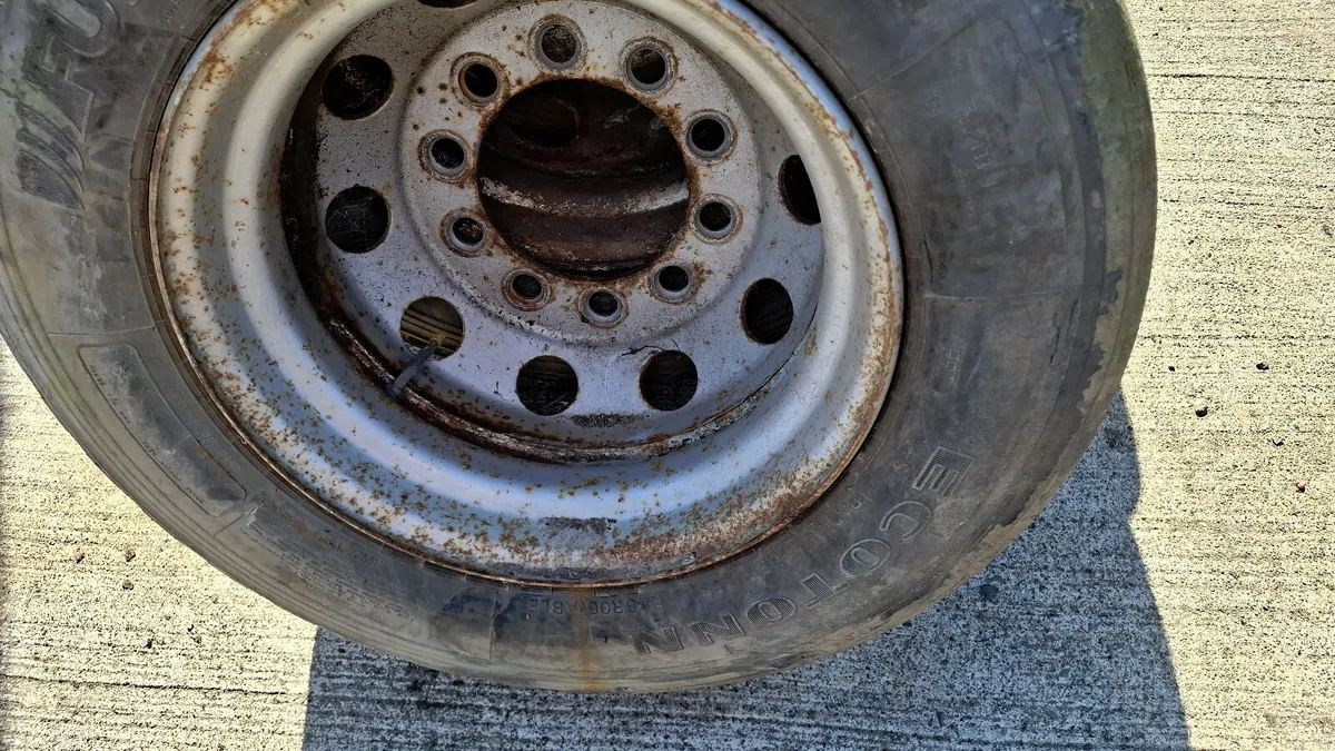 10 Stud tyres & Rims Suit Low Loader Axle - Image 2