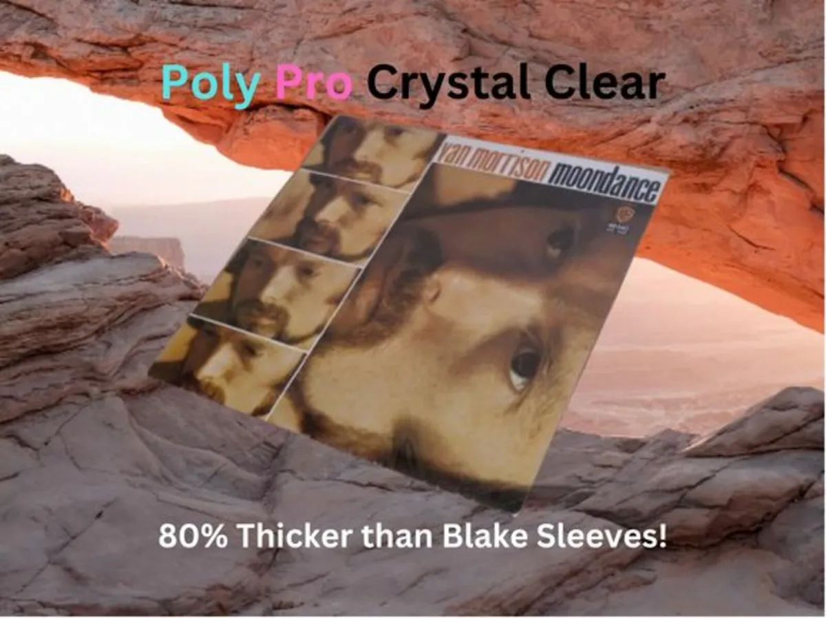 LP Album 12" Crystal Clear Poly-PRO Cover Sleeves! - Image 1