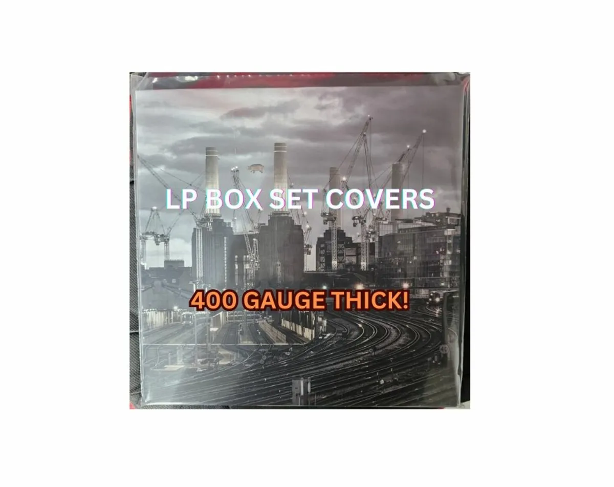 LP Album Box Set Sleeve Thick Plastic Covers Polys - Image 1