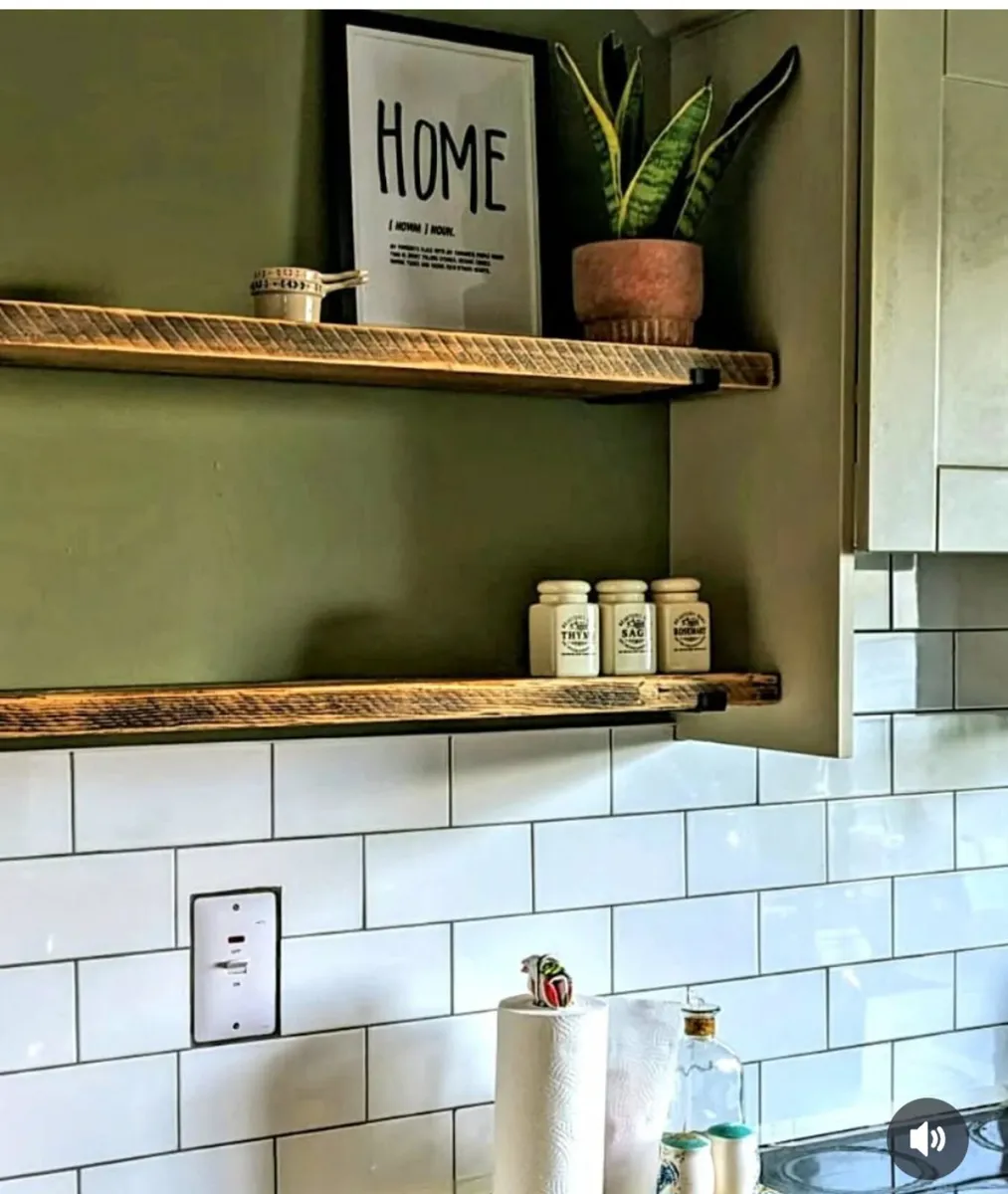 Reclaimed wood shelves for - Image 3