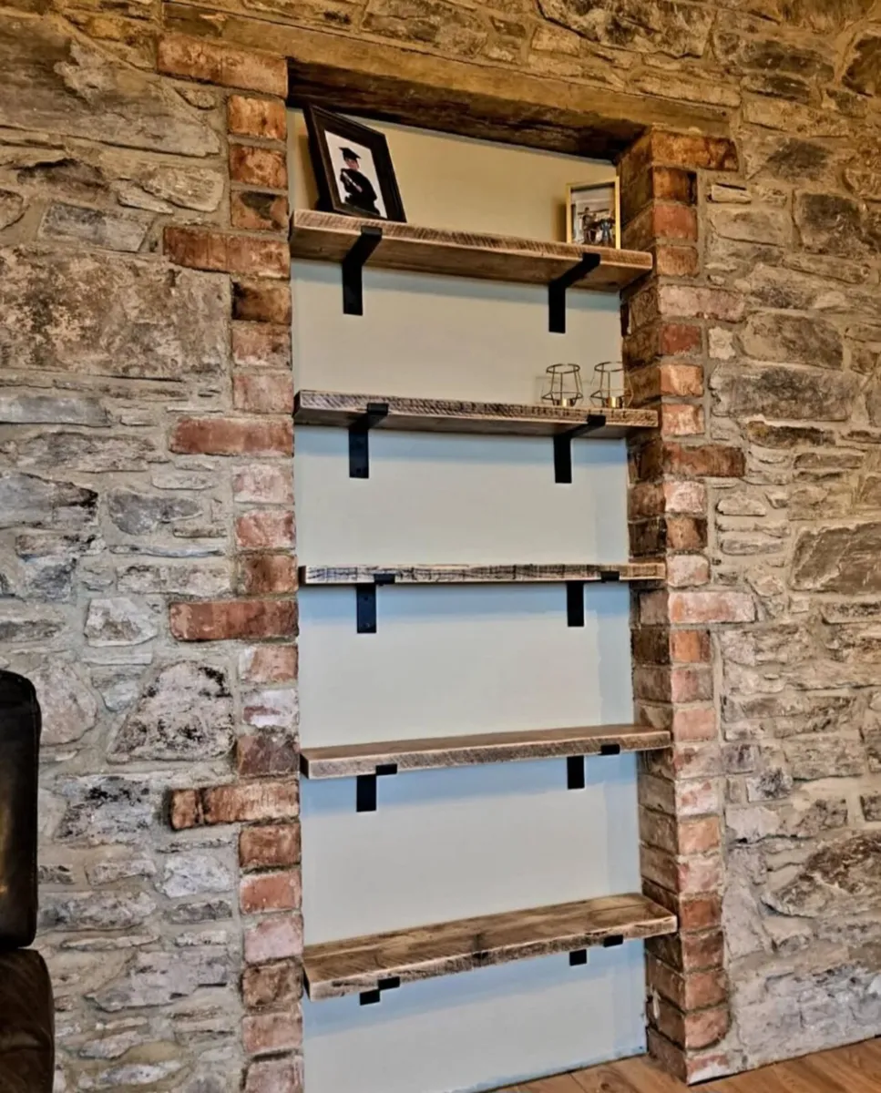 Reclaimed wood shelves for - Image 4