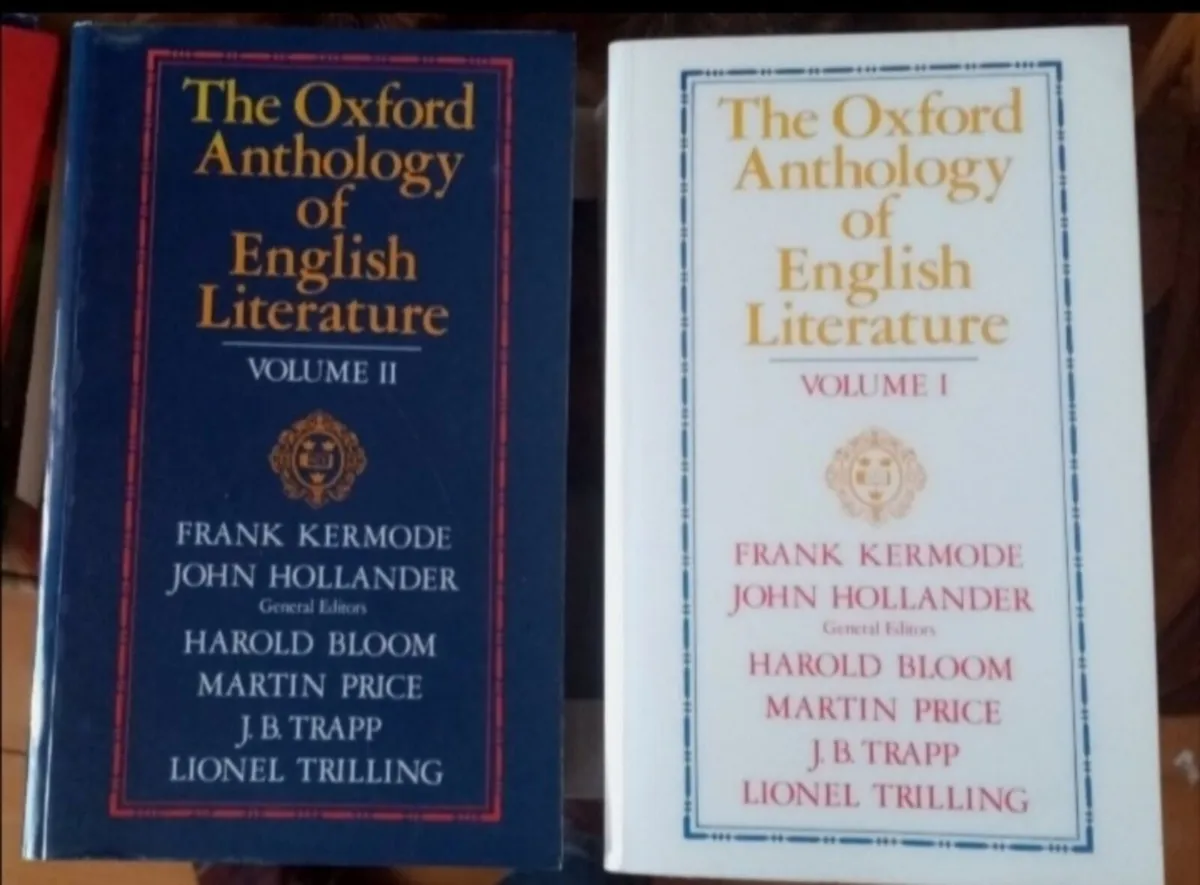Oxford Anthology of English Literature Two Volumes